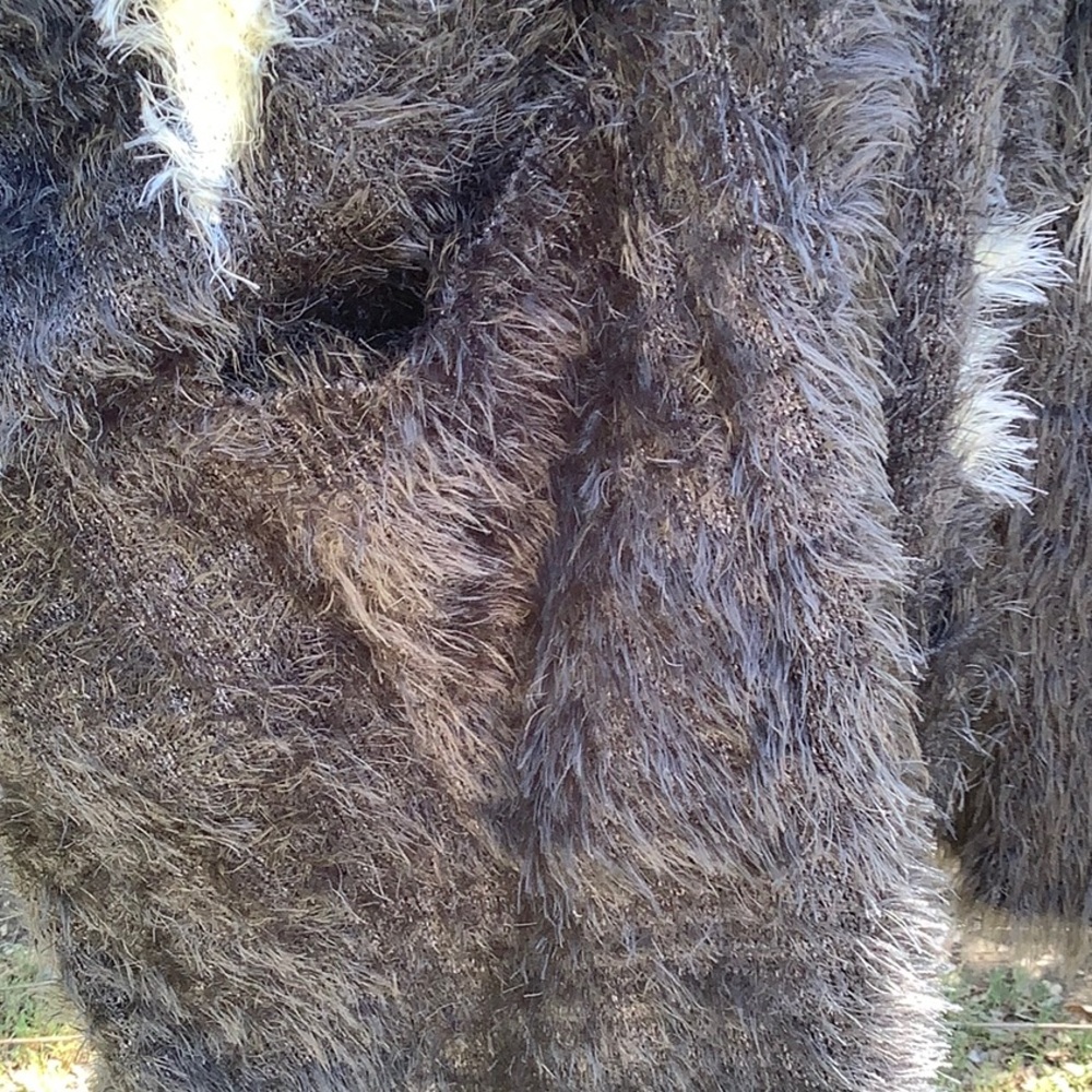 Long Cardigan Lush Star Fluffy with Pockets- Medium - Picture 4 of 4